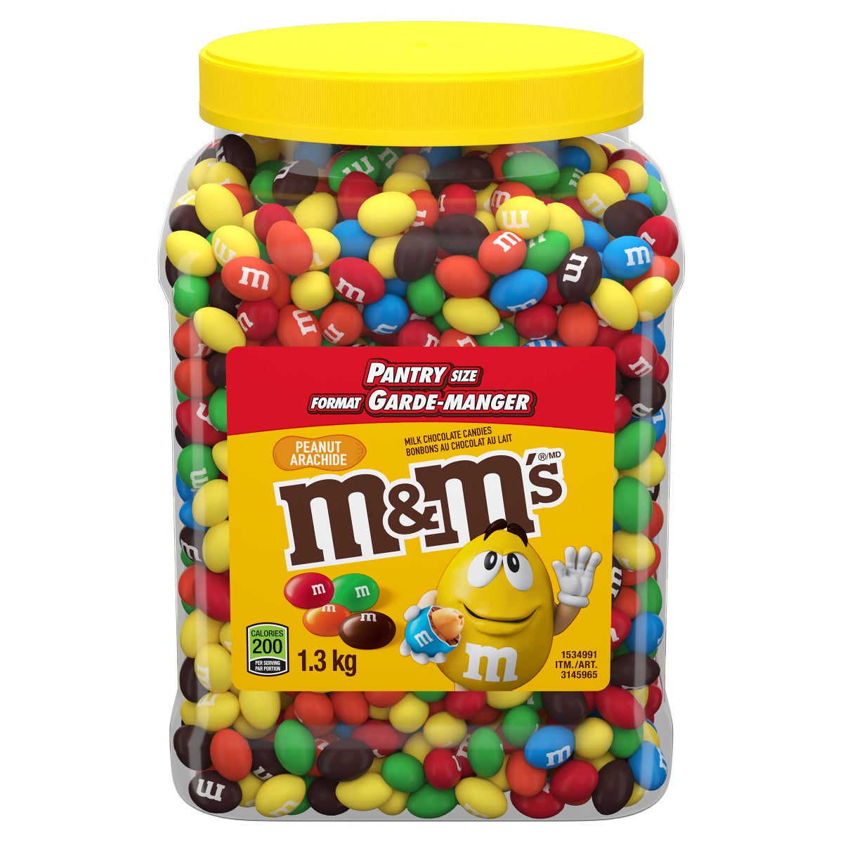 M&M’s Peanut Chocolate Candy, 1.3 kg