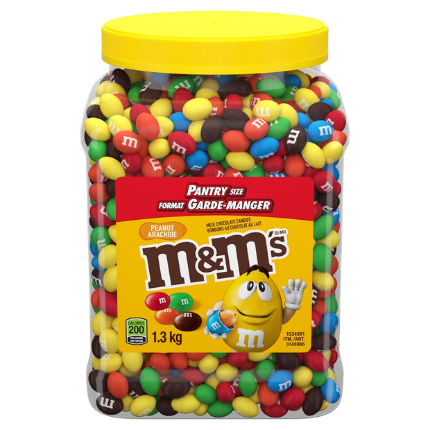 M&M’s Peanut Chocolate Candy, 1.3 kg