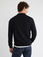 Long-Sleeve Polo Sweater