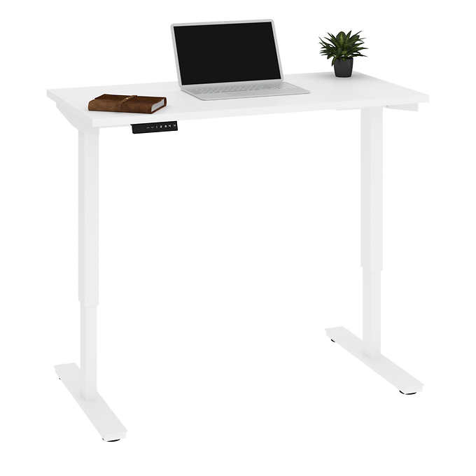 Bestar Viva Modern 120.9 (47.6 in.) Height Adjustable Desk
