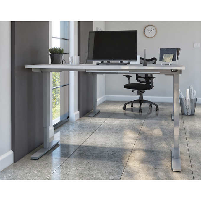 Bestar Upstand 74.9 cm × 150.6 cm (29.5 in. × 59.3 in.) Height-adjustable Desk