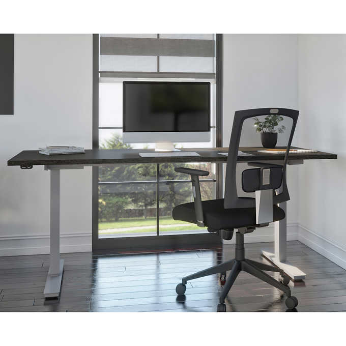 Bestar Upstand 72.39 cm × 182.88 cm (28.5 in. × 72 in.) Height-adjustable Desk