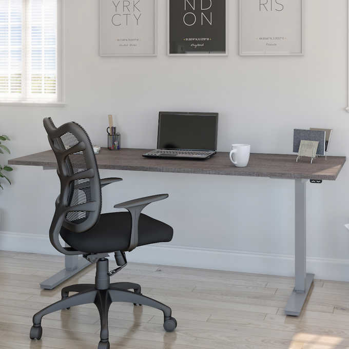 Bestar Upstand 72.39 cm × 182.88 cm (28.5 in. × 72 in.) Height-adjustable Desk