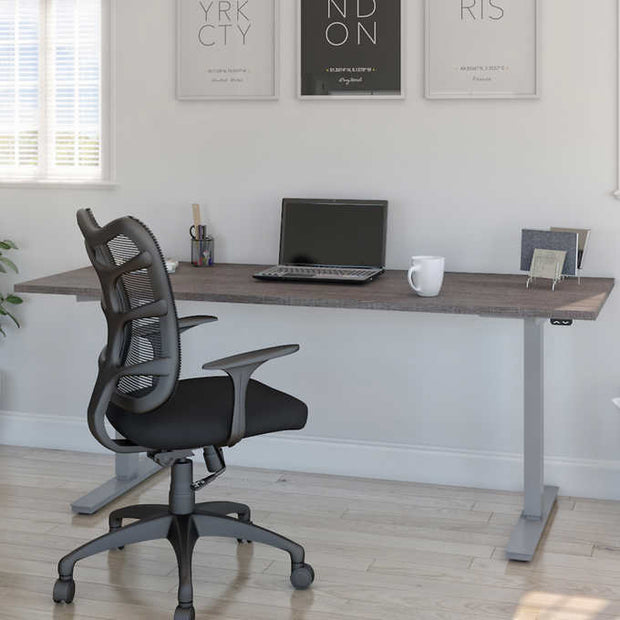 Bestar Upstand 72.39 cm × 182.88 cm (28.5 in. × 72 in.) Height-adjustable Desk