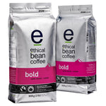 Ethical Bean Coffee Bold Dark Roast Whole Bean Coffee, 2 x 908 g