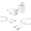 Anker 30W Charger with USB-C to Lightning Cable, 2-pack