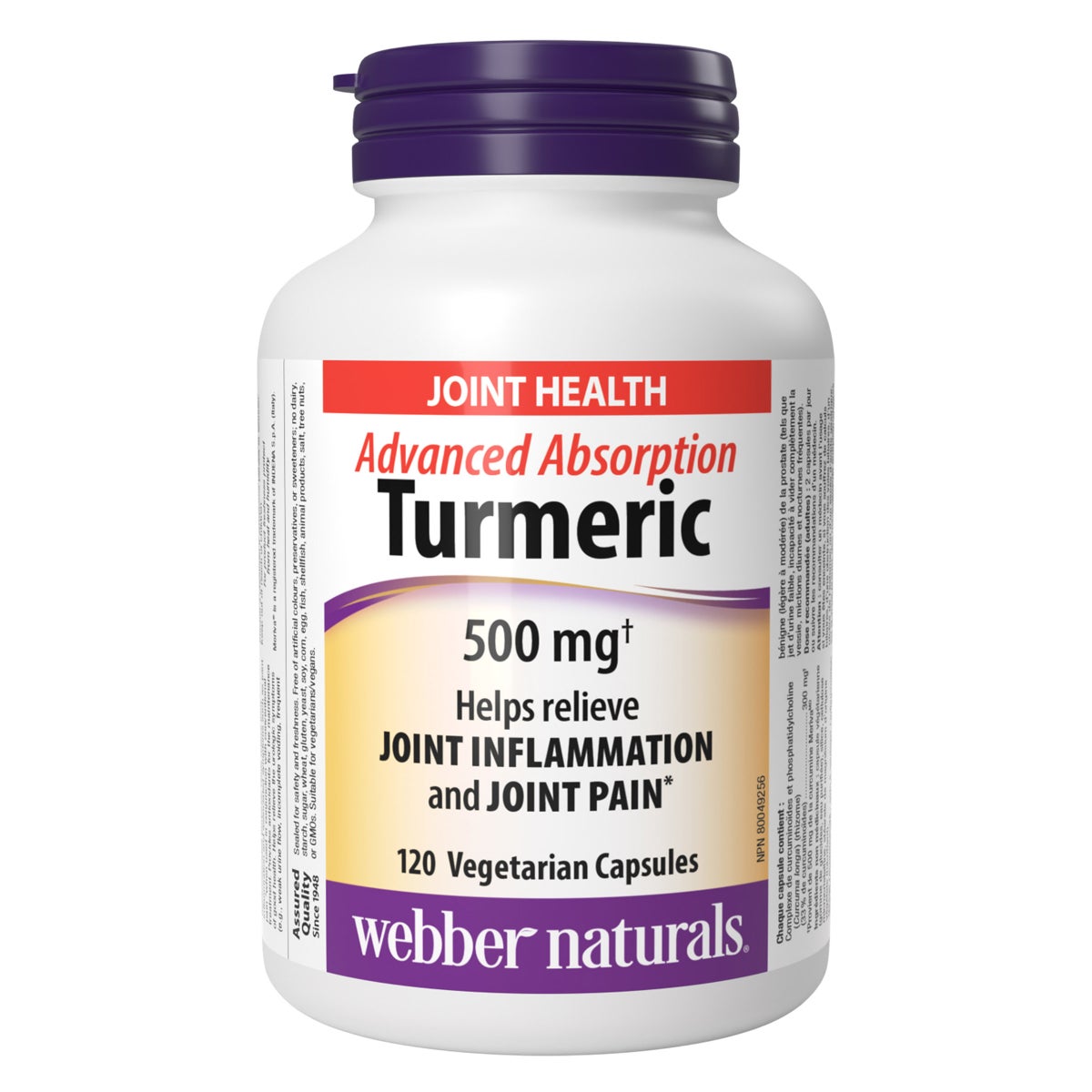 webber naturals Turmeric Advanced, 120 Capsules