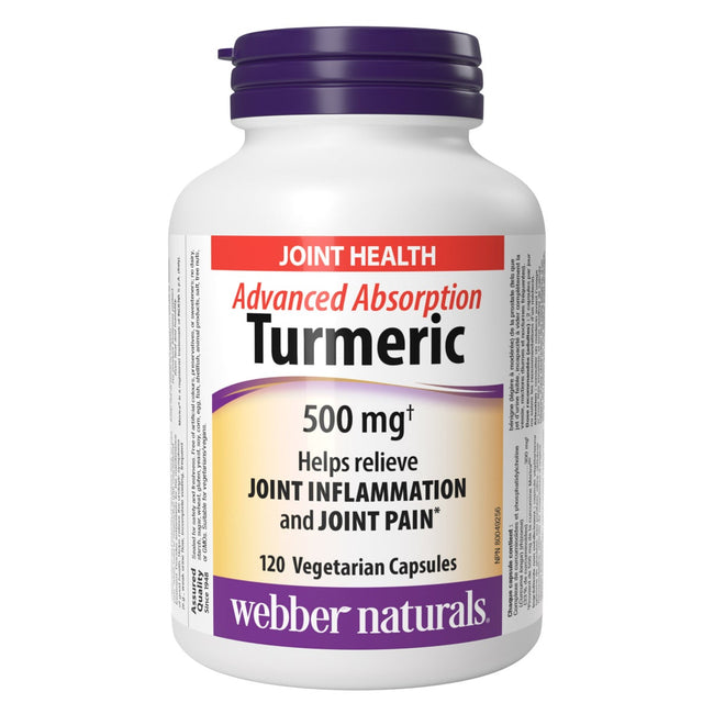 webber naturals Turmeric Advanced, 120 Capsules