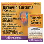 webber naturals Turmeric Advanced, 120 Capsules