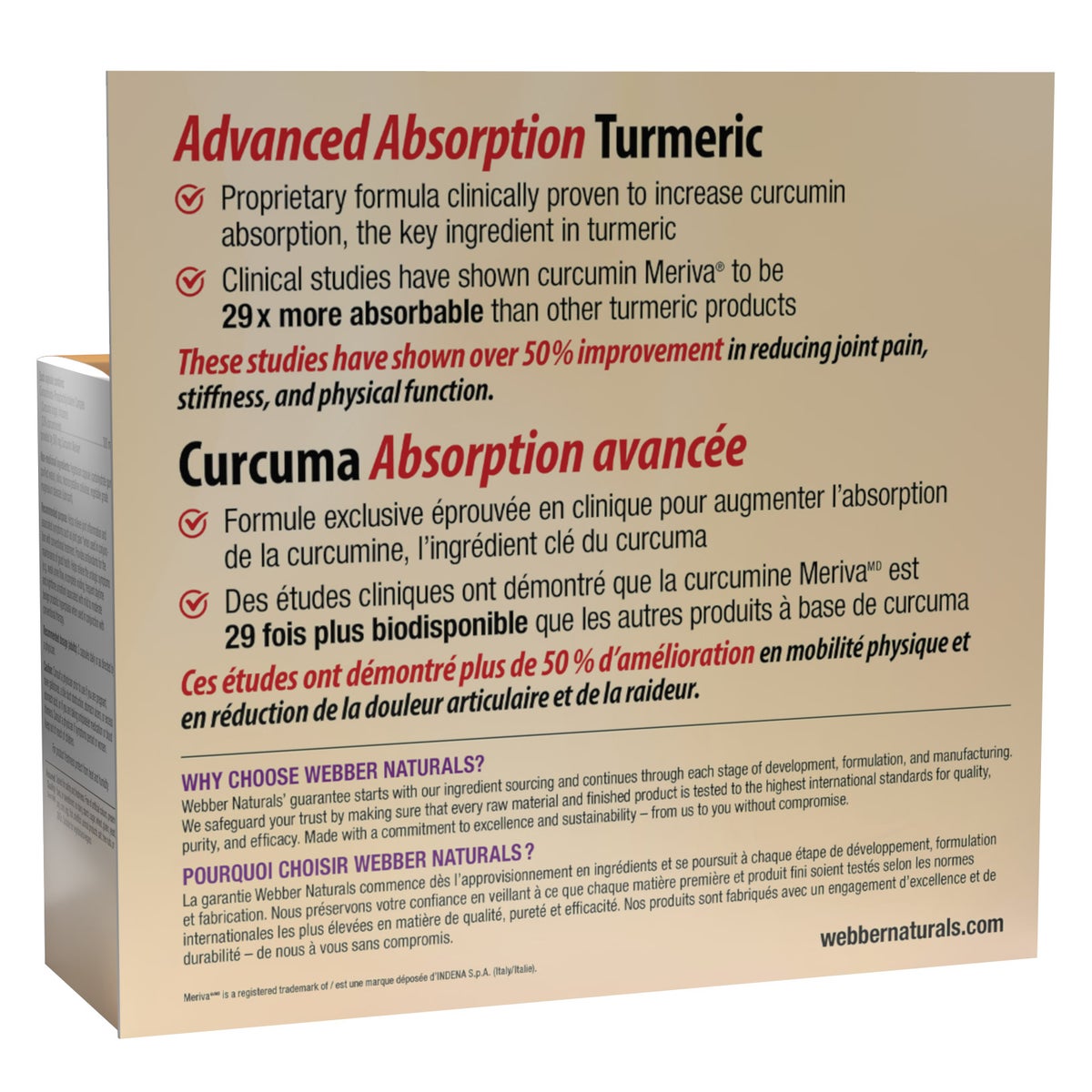 webber naturals Turmeric Advanced, 120 Capsules