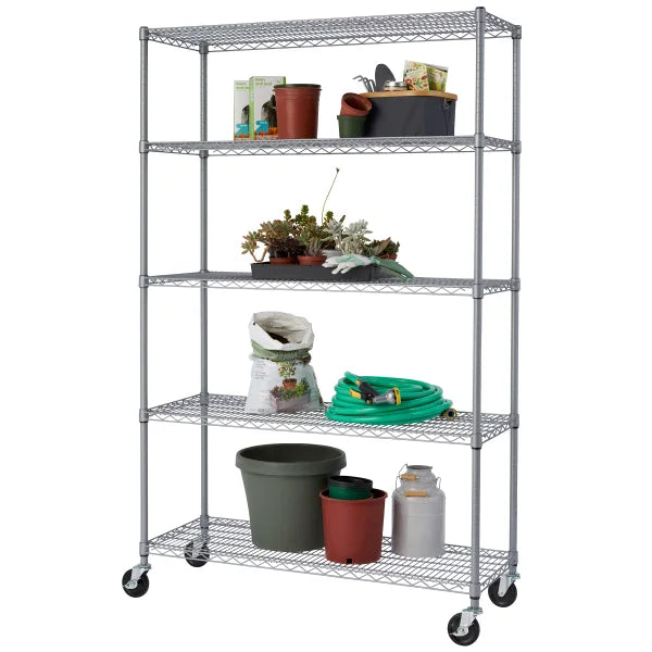 TRINITY 5-Tier NSF Outdoor Wire Shelving Rack