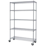 TRINITY 5-Tier NSF Outdoor Wire Shelving Rack