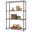 TRINITY 4-Tier Dark Bronze All Purpose Shelving Rack