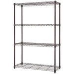 TRINITY 4-Tier Dark Bronze All Purpose Shelving Rack