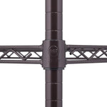 TRINITY 4-Tier Dark Bronze All Purpose Shelving Rack
