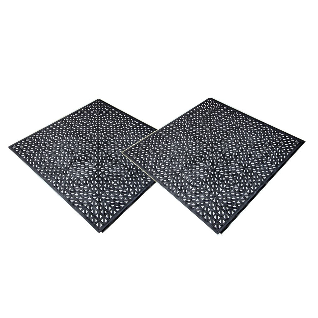 Ultralock Black Perforated Garage Tiles