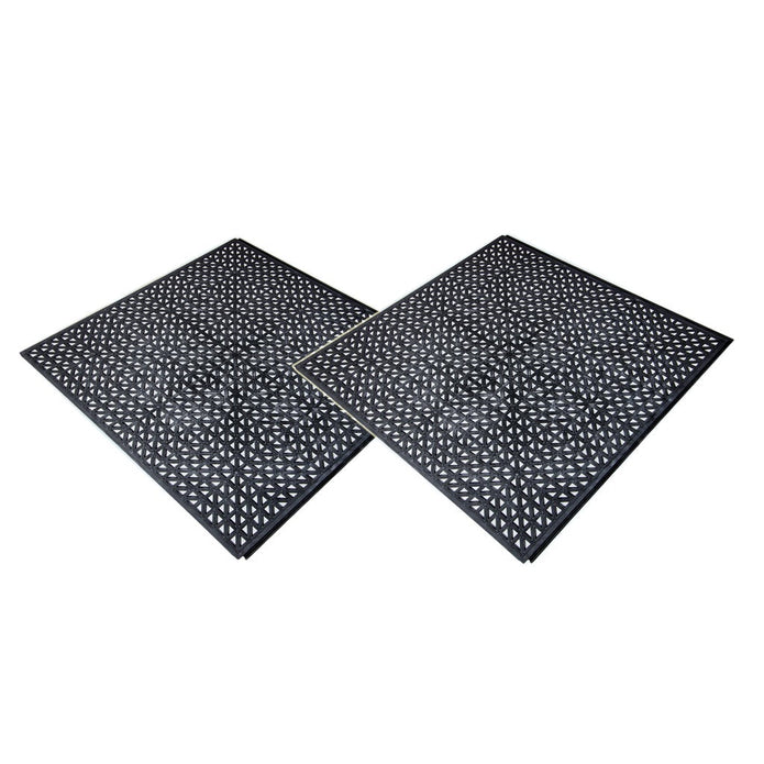 Ultralock Black Perforated Garage Tiles
