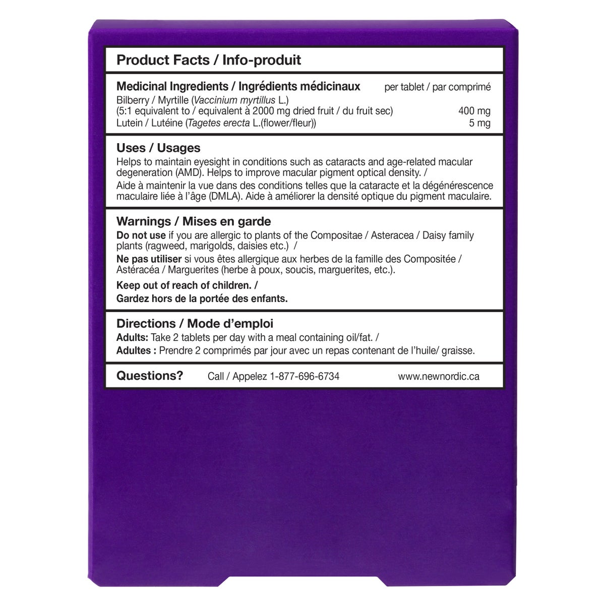 New Nordic Blue Berry Strong, 3 x 60 tablets