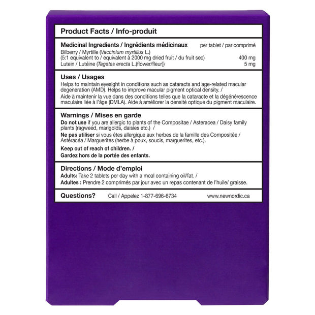 New Nordic Blue Berry Strong, 3 x 60 tablets