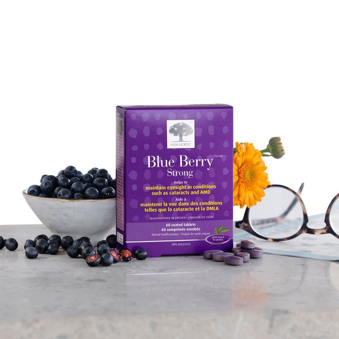 New Nordic Blue Berry Strong, 3 x 60 tablets