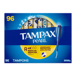Tampax Pearl Regular Tampons, 96-count