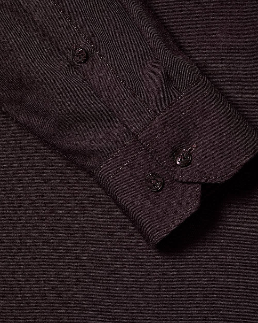 Slim-Fit Solid Cotton Modal Dress Shirt