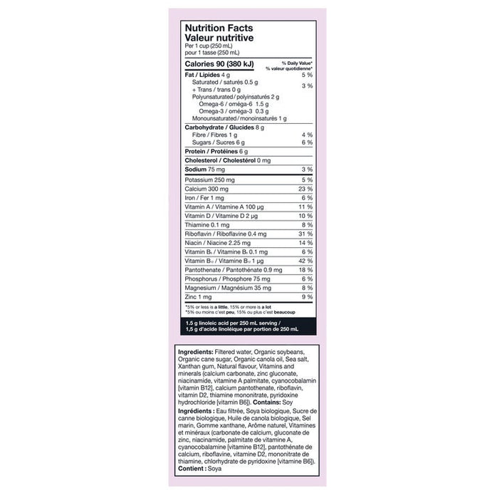 Kirkland Signature Organic Soy Beverage, 946 mL, 6-count