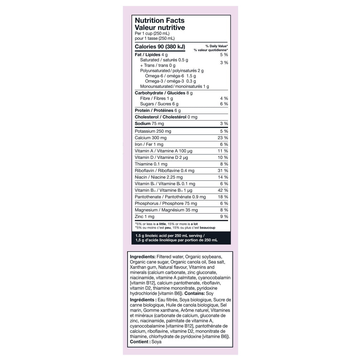 Kirkland Signature Organic Soy Beverage, 946 mL, 6-count