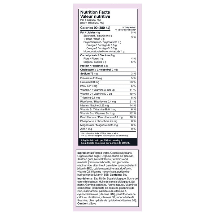 Kirkland Signature Organic Soy Beverage, 946 mL, 6-count