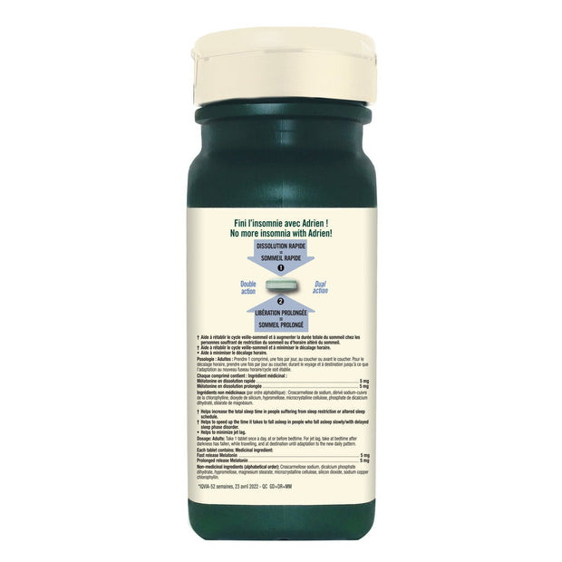 Adrien Gagnon Melatonin 10 mg Dual Action 160 Tablets