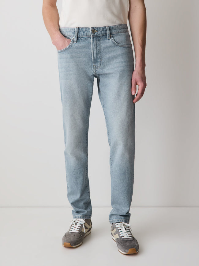Slim-Fit Light-Wash Jeans