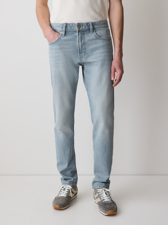 Slim-Fit Light-Wash Jeans