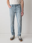 Slim-Fit Light-Wash Jeans