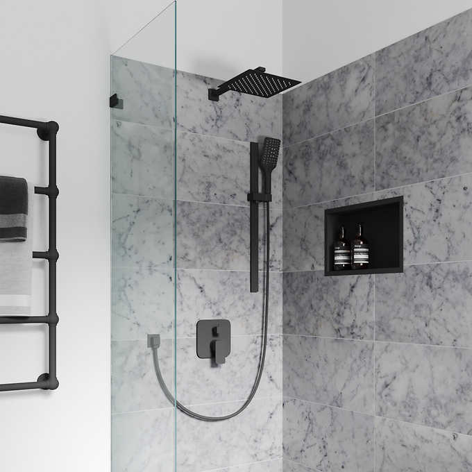 Pulse Resort Shower Combo System with Showerhead and Handshower