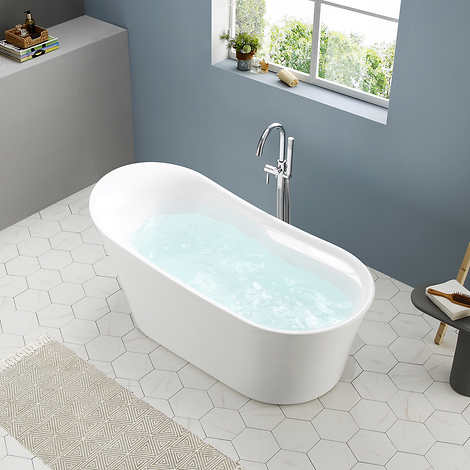 OVE Decors Ava Seamless Freestanding Bathtub