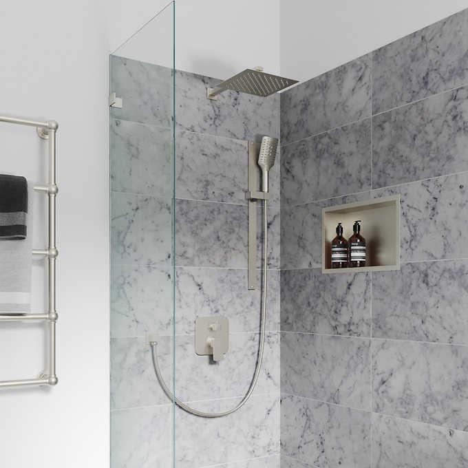 Pulse Resort Shower Combo System with Showerhead and Handshower