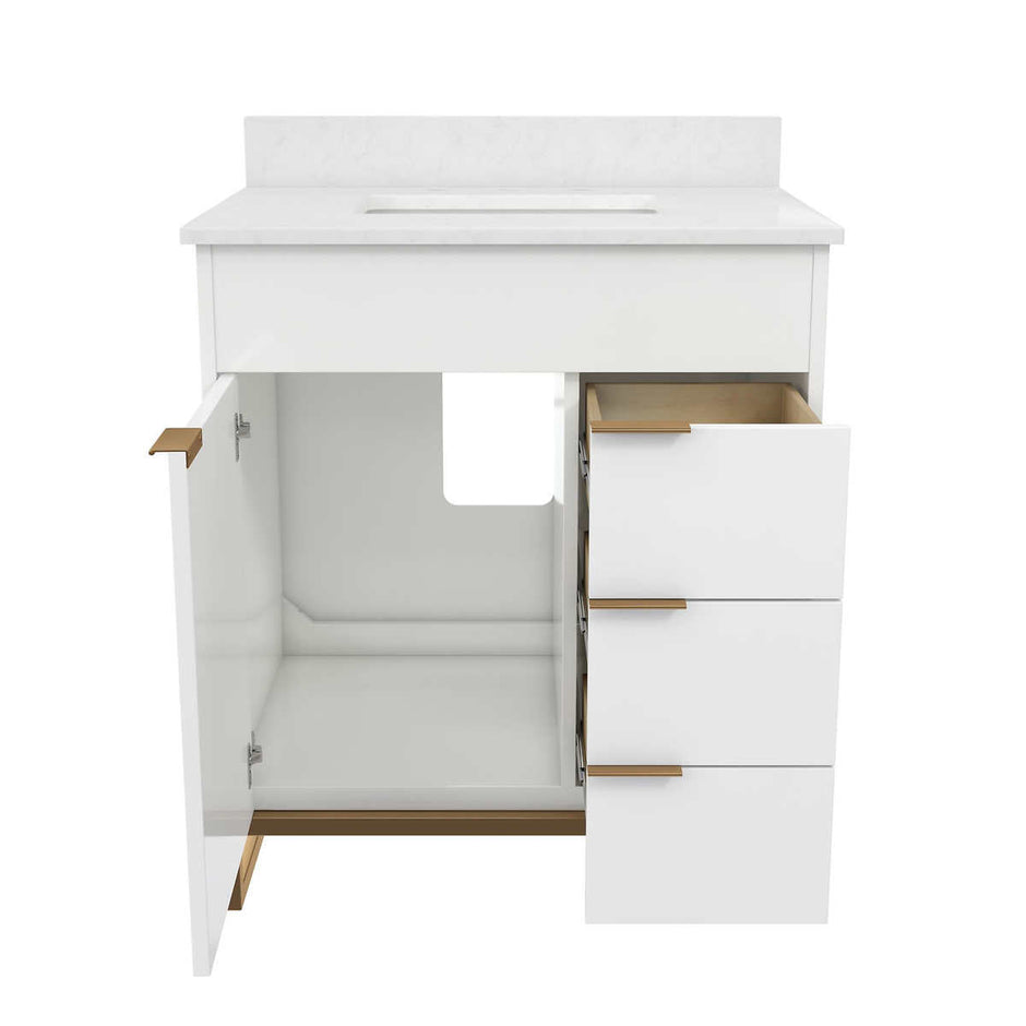 Cosmo Living Leona 30 in. Bathroom Vanity