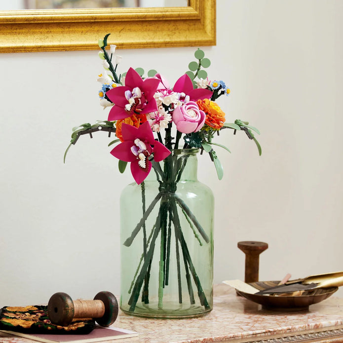 LEGO Botanicals Pretty Pink Flower Bouquet Floral Decor