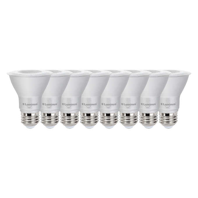 Luminus LED Elite 6.5W PAR20 500 lumens Dimmable, 8-pack
