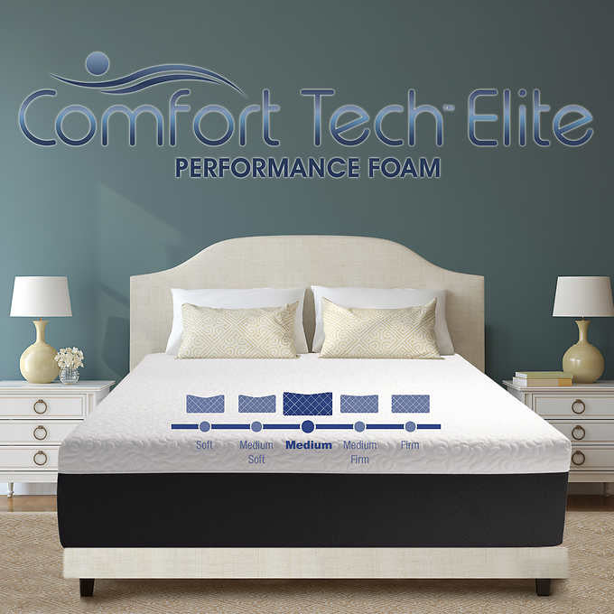 Comfort Tech Elite Aurora Medium 30.5 Cm (12 In.) King Foam Mattress