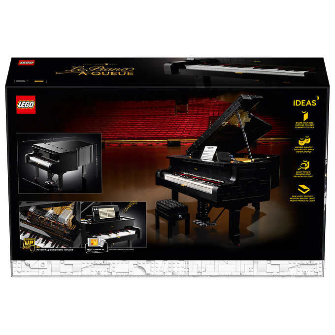 LEGO Ideas Grand Piano – with Bonus LEGO Botanical Collection: Orchid