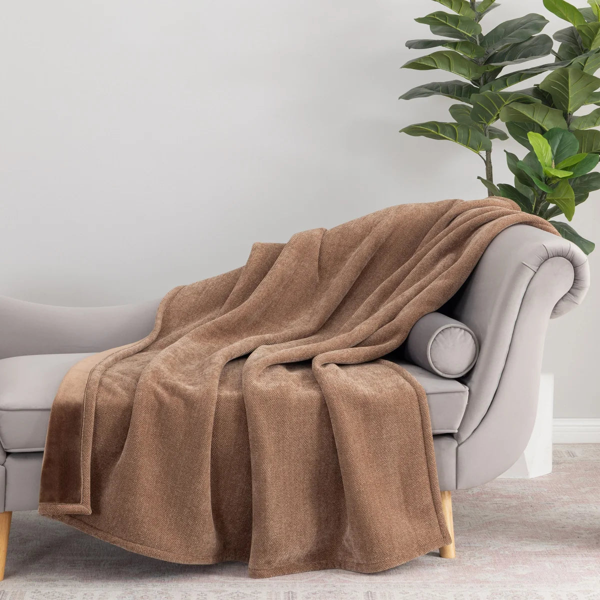 Berkshire Blanket & Home Chenille Knit Throw
