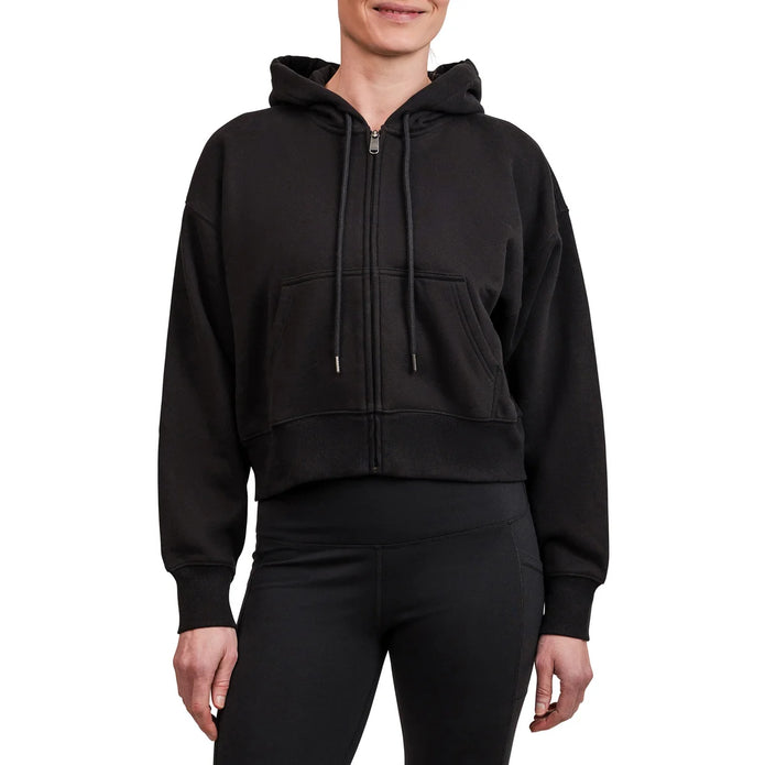 Tuff Athletics Women’s Cotton Fleece Cropped Full Zip