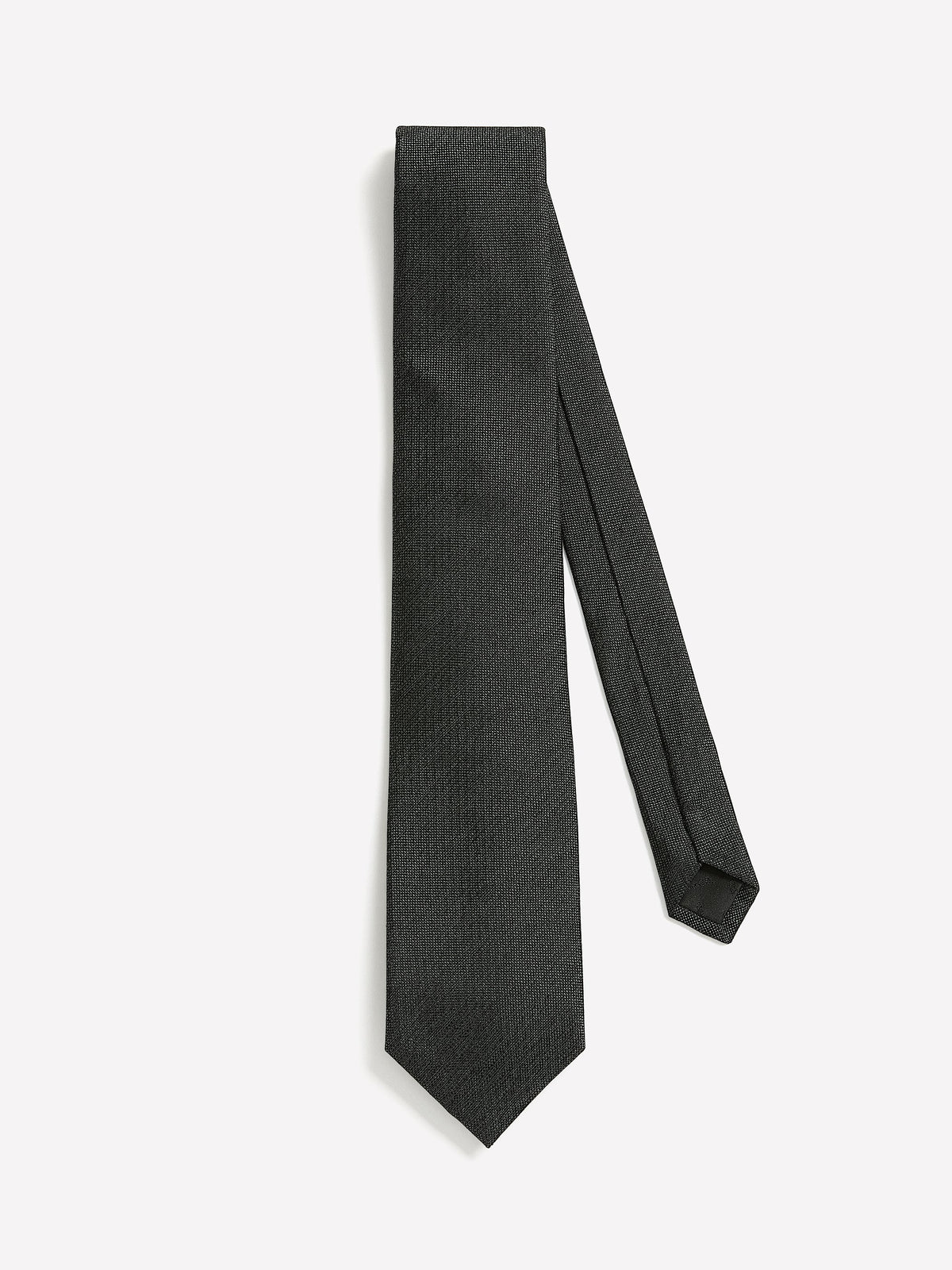 Charcoal Regular Textured Tie