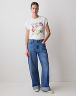 Extended-Sleeve Crew-Neck Tee