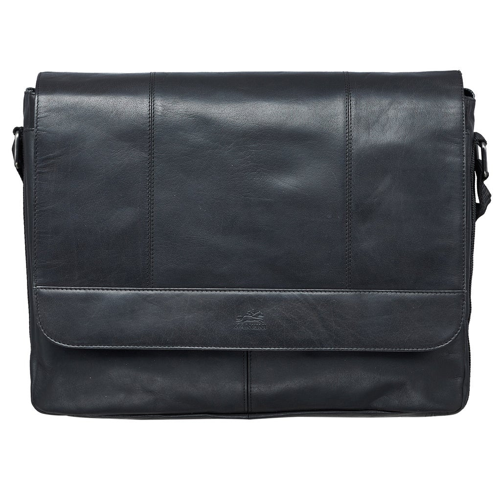 Mancini 15.6 in. Laptop Messenger Bag - Black