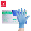 Medsup Nitrile Gloves, 2-pack, 100 count, Small - Extra Large