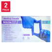 Medsup Nitrile Gloves, 2-pack, 100 count, Small - Extra Large