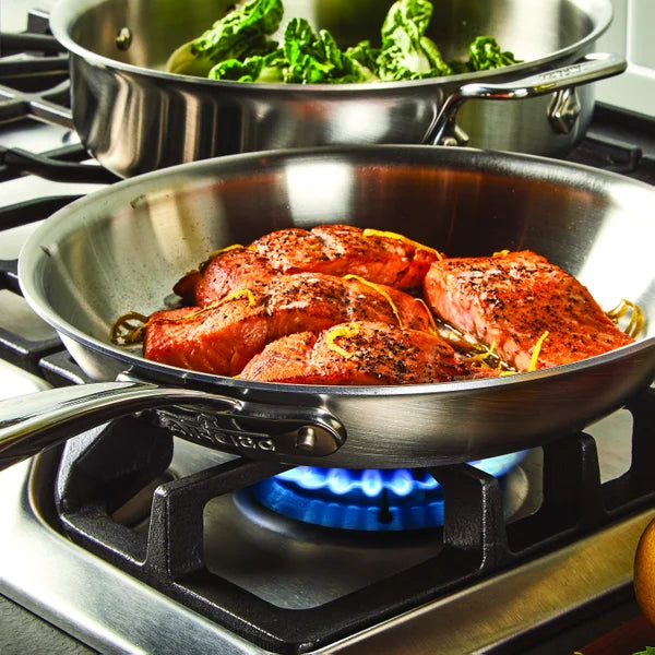 All-Clad D3 Stainless Steel Cookware Set, 12-pieces