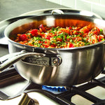 All-Clad D3 Stainless Steel Cookware Set, 12-pieces